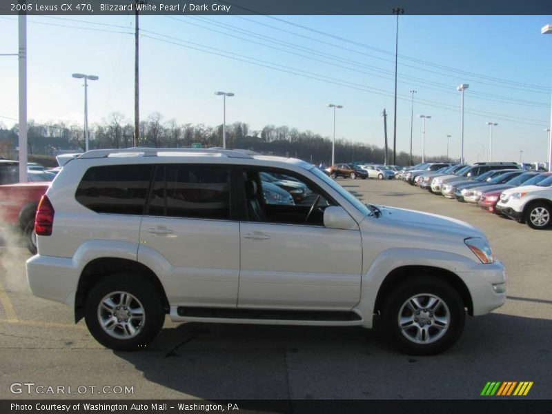Blizzard White Pearl / Dark Gray 2006 Lexus GX 470
