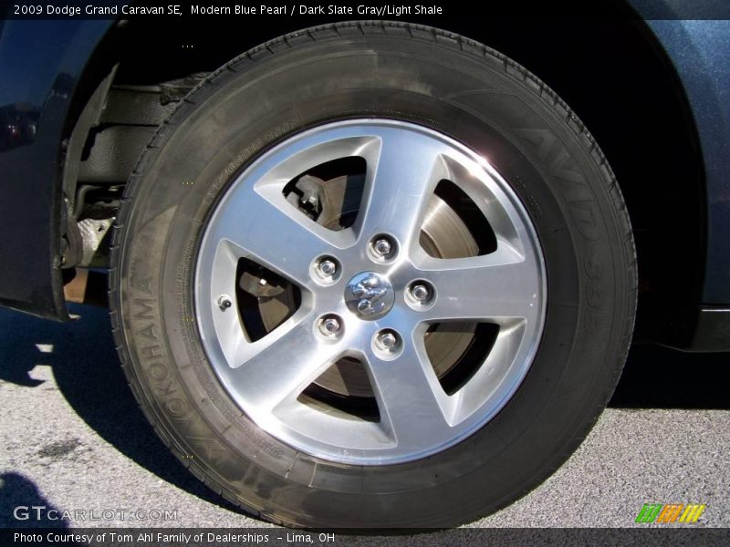 Modern Blue Pearl / Dark Slate Gray/Light Shale 2009 Dodge Grand Caravan SE