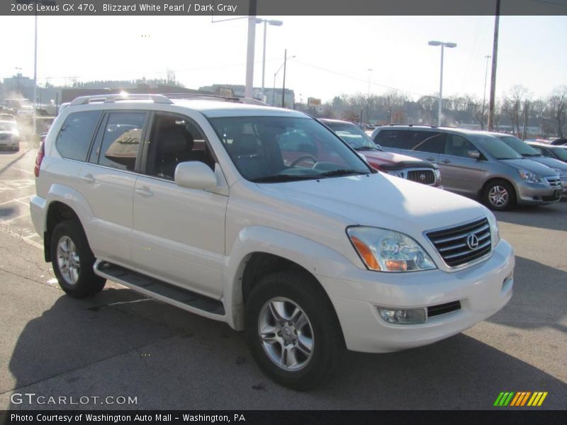 Blizzard White Pearl / Dark Gray 2006 Lexus GX 470