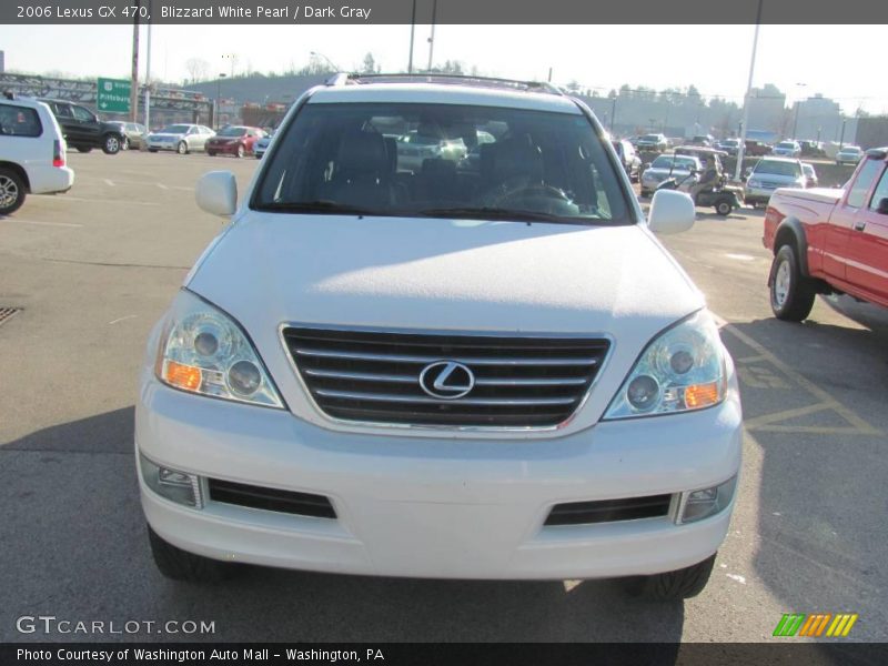 Blizzard White Pearl / Dark Gray 2006 Lexus GX 470