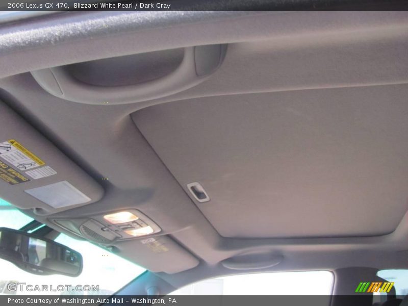 Blizzard White Pearl / Dark Gray 2006 Lexus GX 470