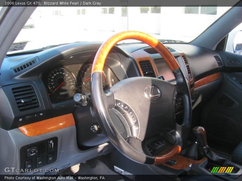 Blizzard White Pearl / Dark Gray 2006 Lexus GX 470
