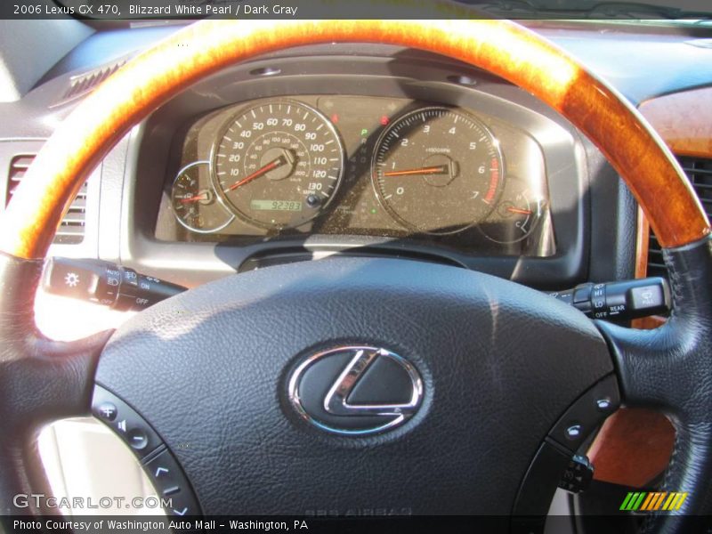 Blizzard White Pearl / Dark Gray 2006 Lexus GX 470