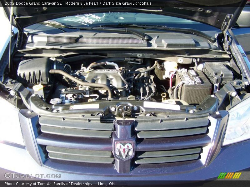 Modern Blue Pearl / Dark Slate Gray/Light Shale 2009 Dodge Grand Caravan SE