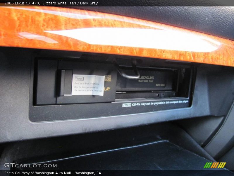 Blizzard White Pearl / Dark Gray 2006 Lexus GX 470