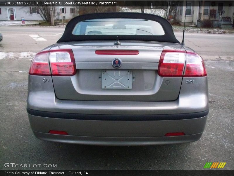 Steel Gray Metallic / Parchment 2006 Saab 9-3 2.0T Convertible