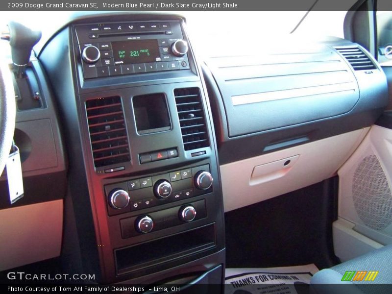 Modern Blue Pearl / Dark Slate Gray/Light Shale 2009 Dodge Grand Caravan SE