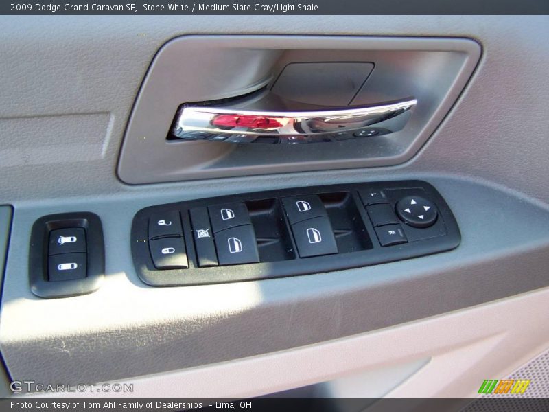 Stone White / Medium Slate Gray/Light Shale 2009 Dodge Grand Caravan SE
