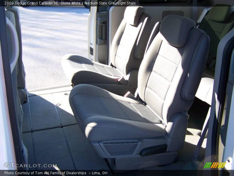 Stone White / Medium Slate Gray/Light Shale 2009 Dodge Grand Caravan SE