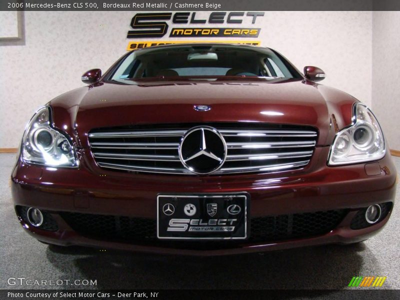Bordeaux Red Metallic / Cashmere Beige 2006 Mercedes-Benz CLS 500