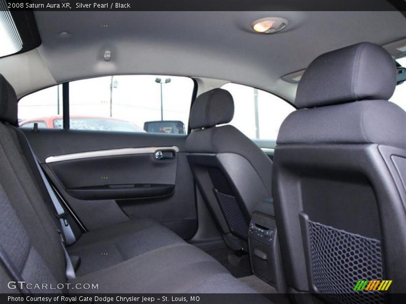 Silver Pearl / Black 2008 Saturn Aura XR