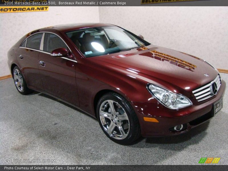 Bordeaux Red Metallic / Cashmere Beige 2006 Mercedes-Benz CLS 500