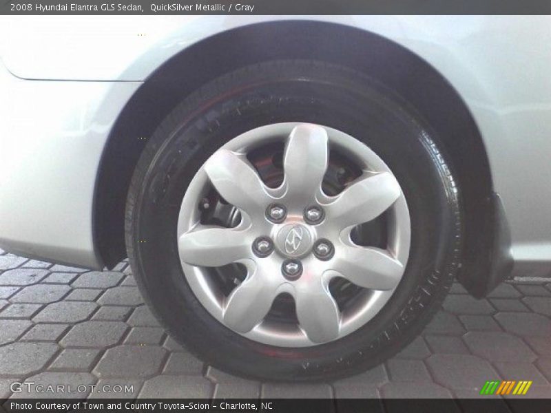 QuickSilver Metallic / Gray 2008 Hyundai Elantra GLS Sedan