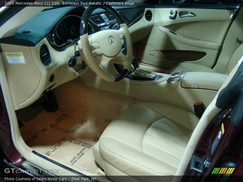 Bordeaux Red Metallic / Cashmere Beige 2006 Mercedes-Benz CLS 500