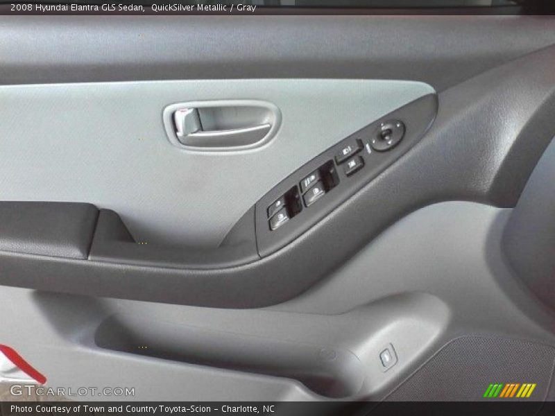 QuickSilver Metallic / Gray 2008 Hyundai Elantra GLS Sedan