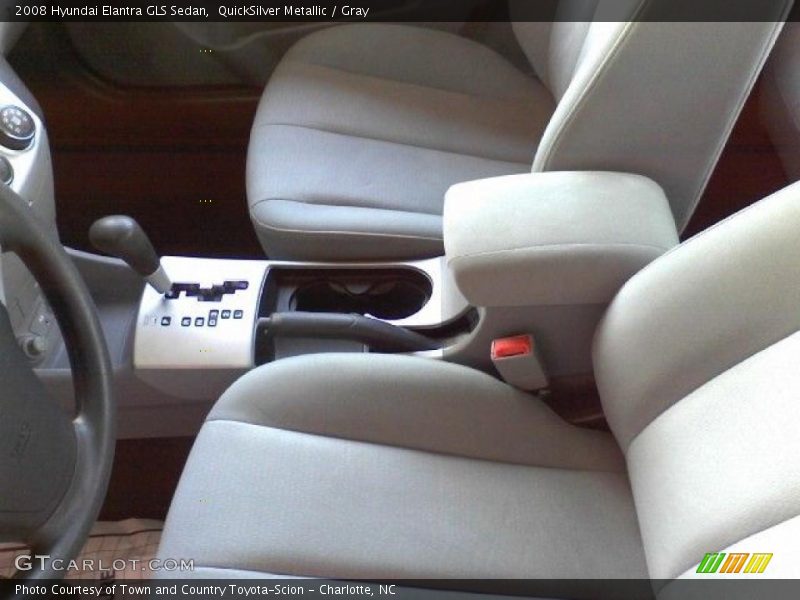 QuickSilver Metallic / Gray 2008 Hyundai Elantra GLS Sedan
