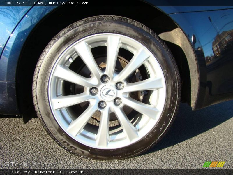 Blue Onyx Pearl / Black 2006 Lexus IS 250 AWD