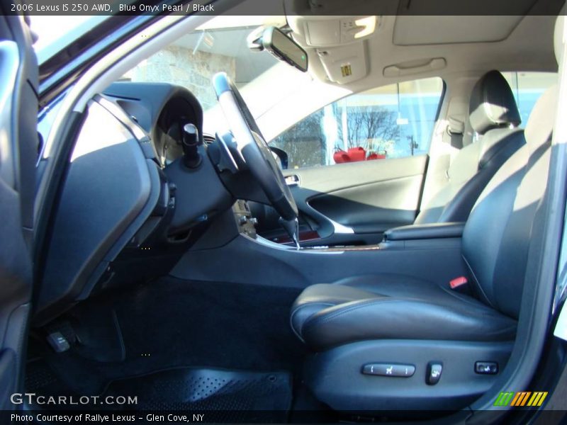 Blue Onyx Pearl / Black 2006 Lexus IS 250 AWD