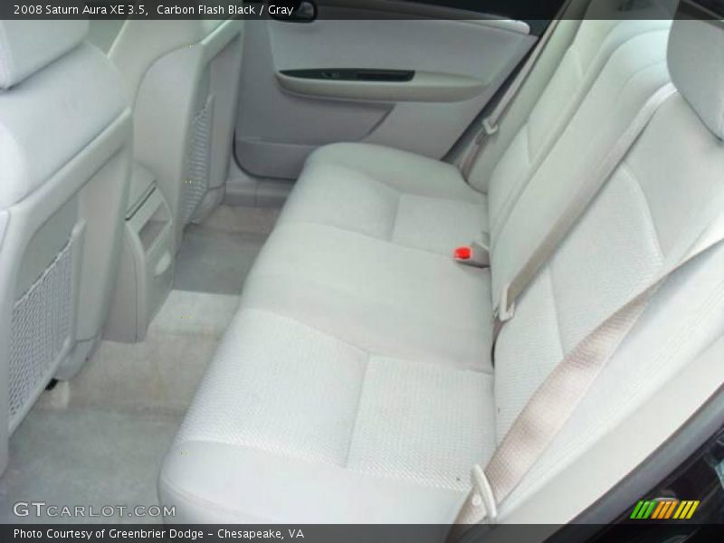 Carbon Flash Black / Gray 2008 Saturn Aura XE 3.5