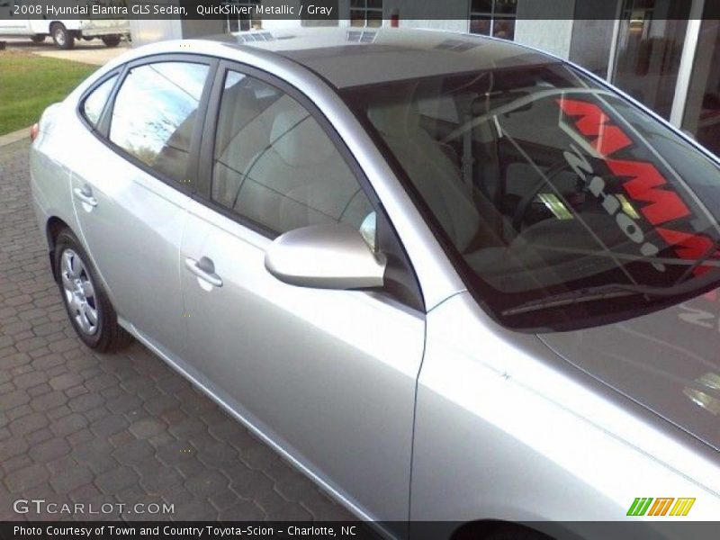 QuickSilver Metallic / Gray 2008 Hyundai Elantra GLS Sedan