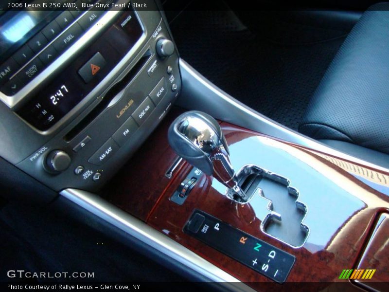 Blue Onyx Pearl / Black 2006 Lexus IS 250 AWD