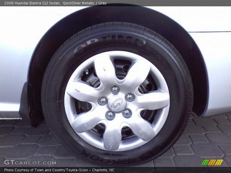 QuickSilver Metallic / Gray 2008 Hyundai Elantra GLS Sedan