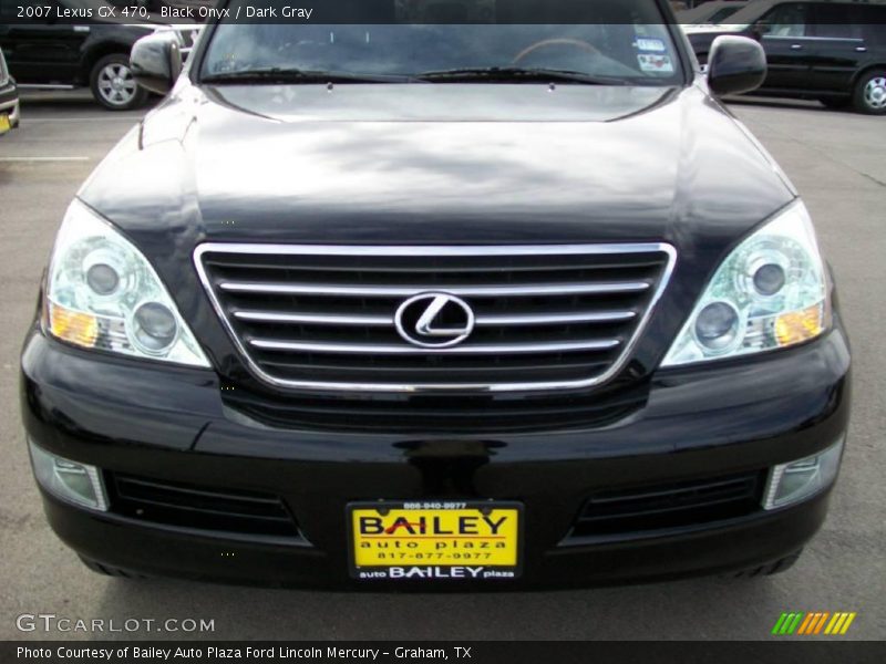 Black Onyx / Dark Gray 2007 Lexus GX 470