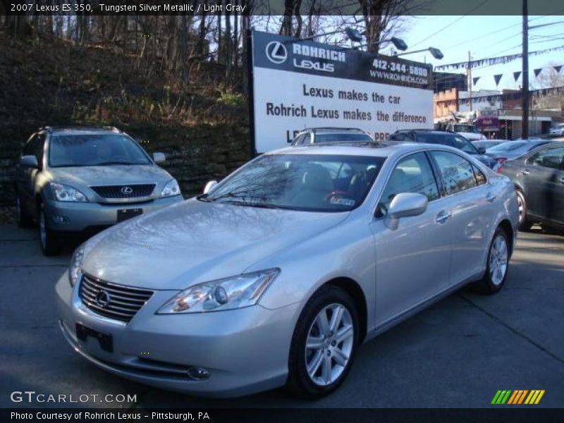 Tungsten Silver Metallic / Light Gray 2007 Lexus ES 350