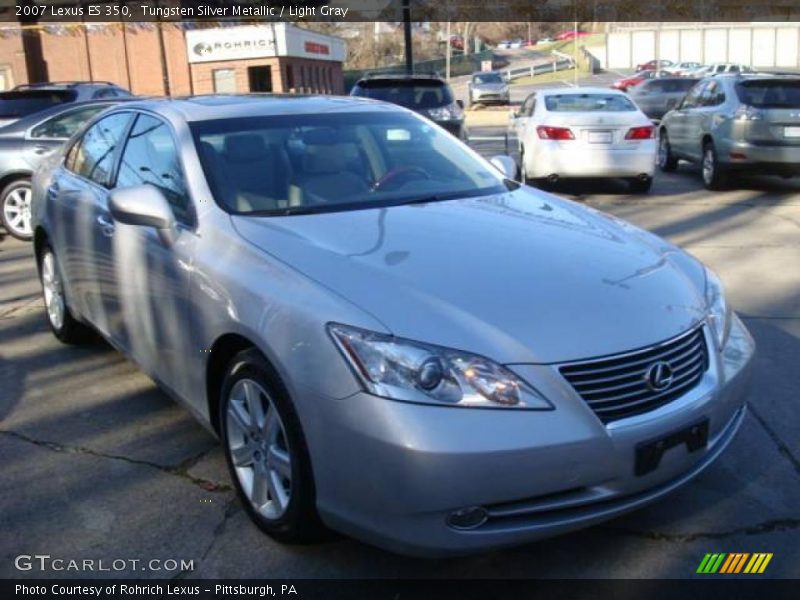 Tungsten Silver Metallic / Light Gray 2007 Lexus ES 350