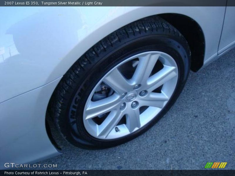 Tungsten Silver Metallic / Light Gray 2007 Lexus ES 350