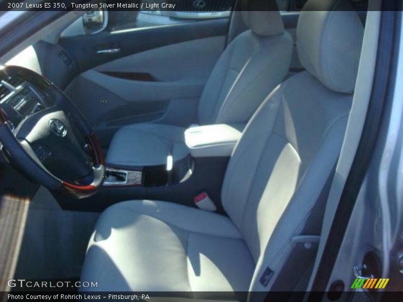 Tungsten Silver Metallic / Light Gray 2007 Lexus ES 350