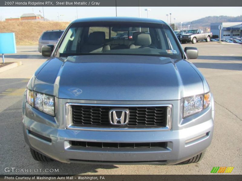 Steel Blue Metallic / Gray 2007 Honda Ridgeline RTX