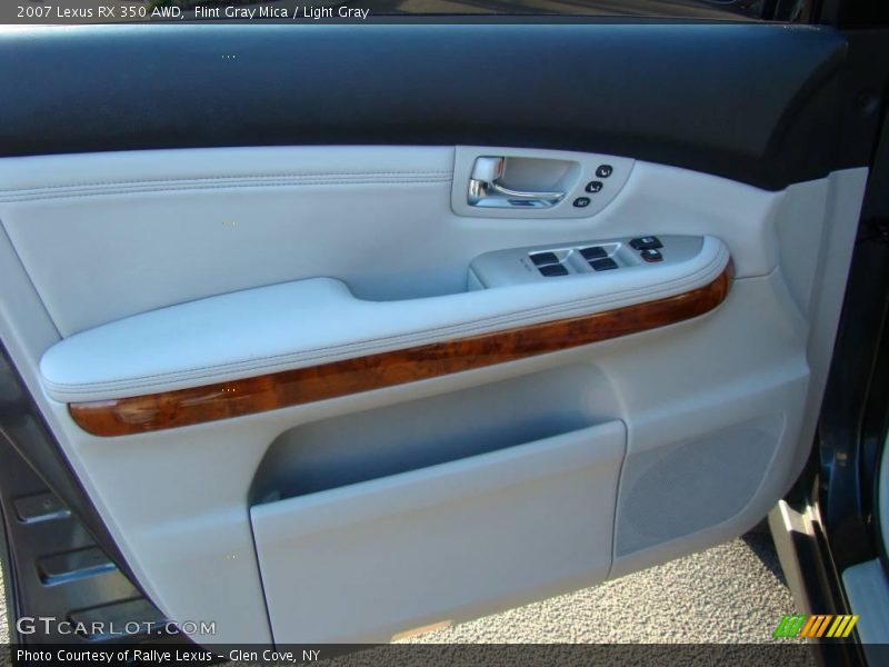 Flint Gray Mica / Light Gray 2007 Lexus RX 350 AWD