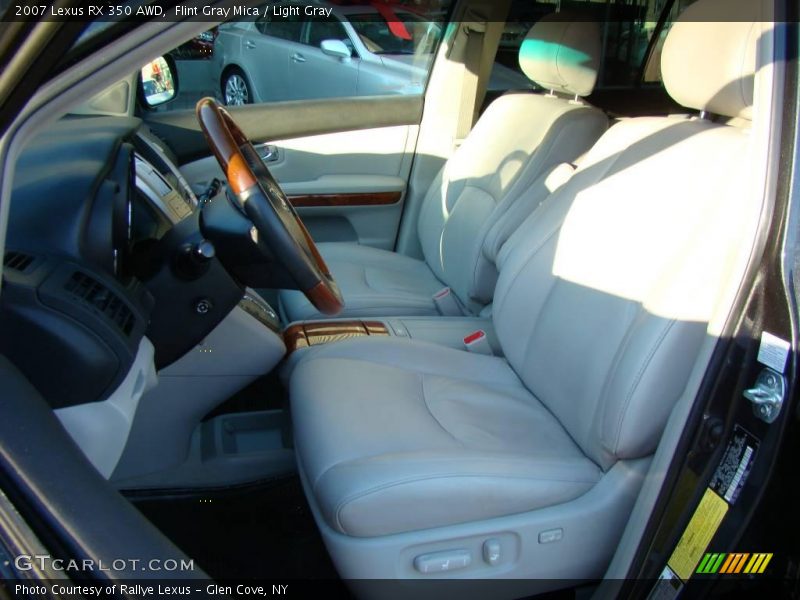 Flint Gray Mica / Light Gray 2007 Lexus RX 350 AWD