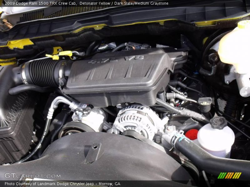 Detonator Yellow / Dark Slate/Medium Graystone 2009 Dodge Ram 1500 TRX Crew Cab