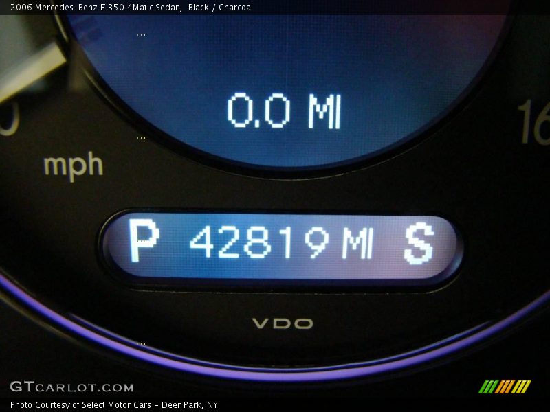 Black / Charcoal 2006 Mercedes-Benz E 350 4Matic Sedan