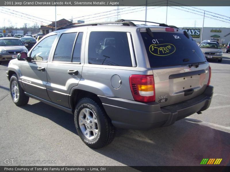 Silverstone Metallic / Agate 2001 Jeep Grand Cherokee Laredo 4x4