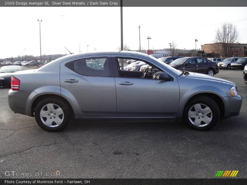 Silver Steel Metallic / Dark Slate Gray 2009 Dodge Avenger SE