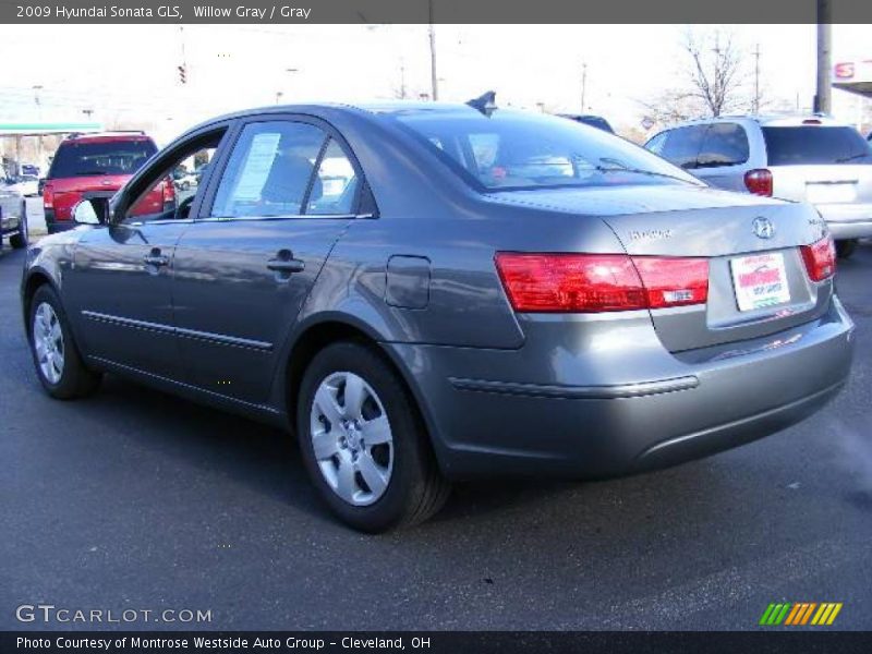 Willow Gray / Gray 2009 Hyundai Sonata GLS