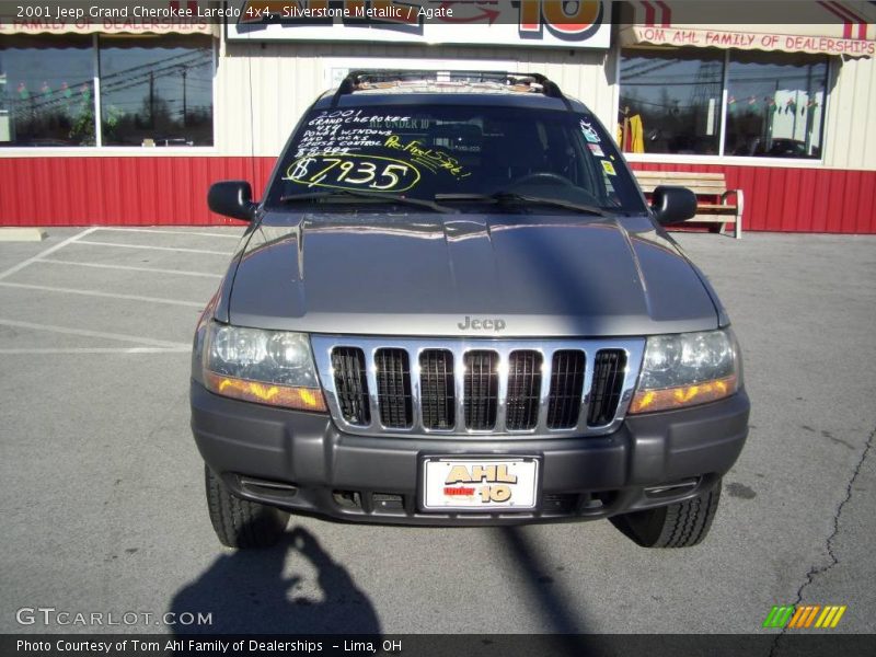 Silverstone Metallic / Agate 2001 Jeep Grand Cherokee Laredo 4x4