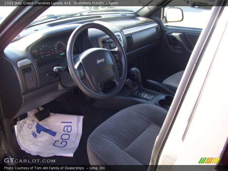 Silverstone Metallic / Agate 2001 Jeep Grand Cherokee Laredo 4x4