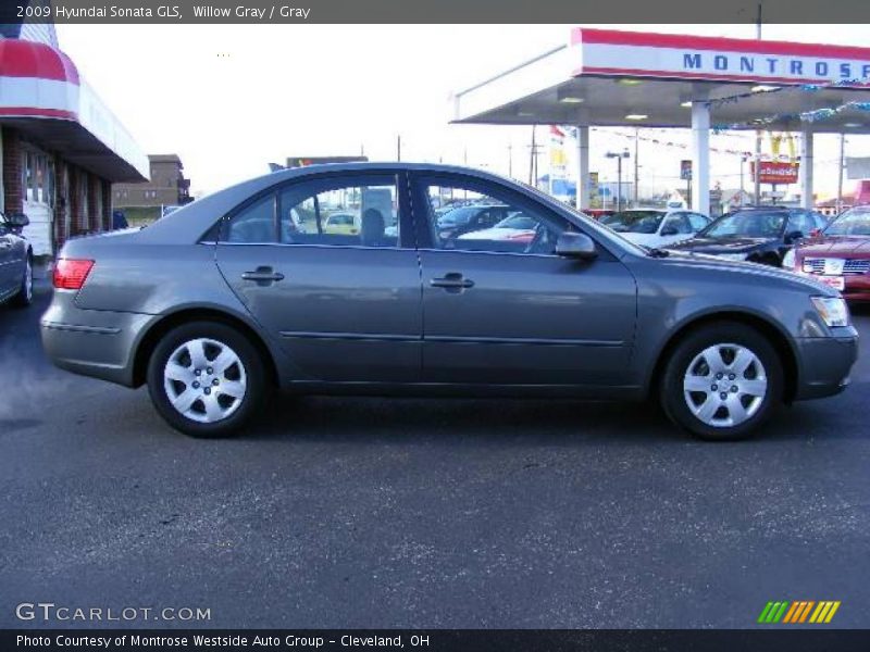 Willow Gray / Gray 2009 Hyundai Sonata GLS