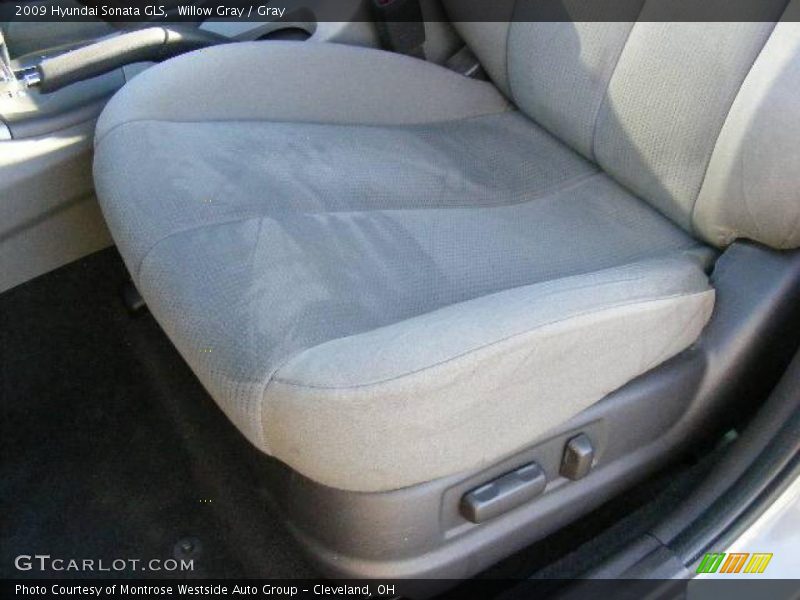 Willow Gray / Gray 2009 Hyundai Sonata GLS