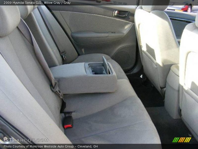 Willow Gray / Gray 2009 Hyundai Sonata GLS