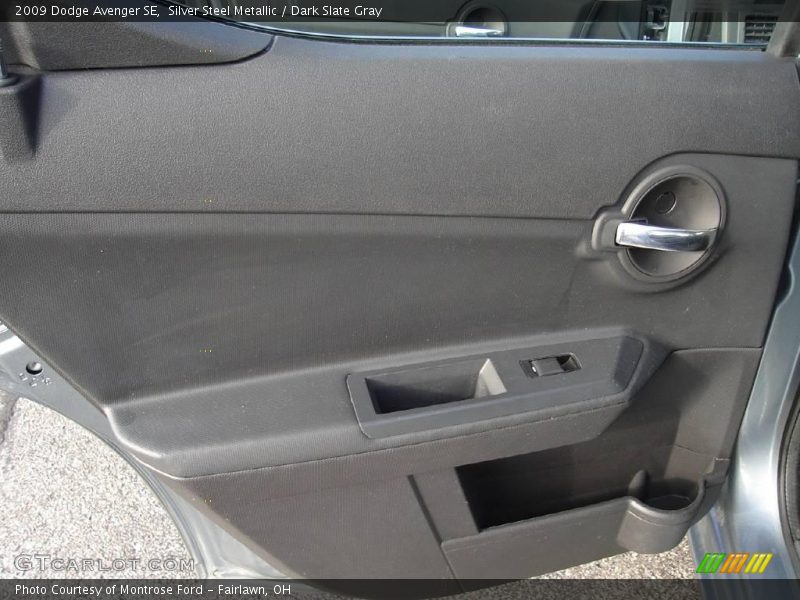 Silver Steel Metallic / Dark Slate Gray 2009 Dodge Avenger SE