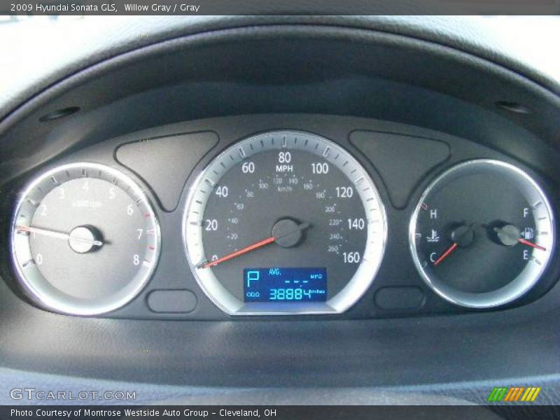 Willow Gray / Gray 2009 Hyundai Sonata GLS