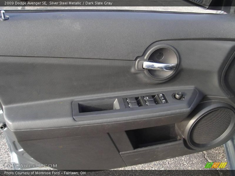 Silver Steel Metallic / Dark Slate Gray 2009 Dodge Avenger SE