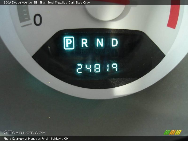 Silver Steel Metallic / Dark Slate Gray 2009 Dodge Avenger SE