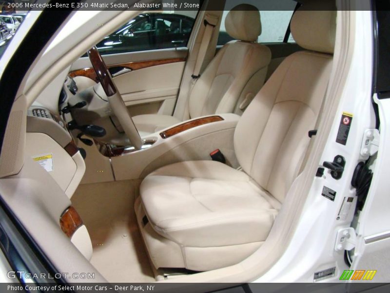 Alabaster White / Stone 2006 Mercedes-Benz E 350 4Matic Sedan