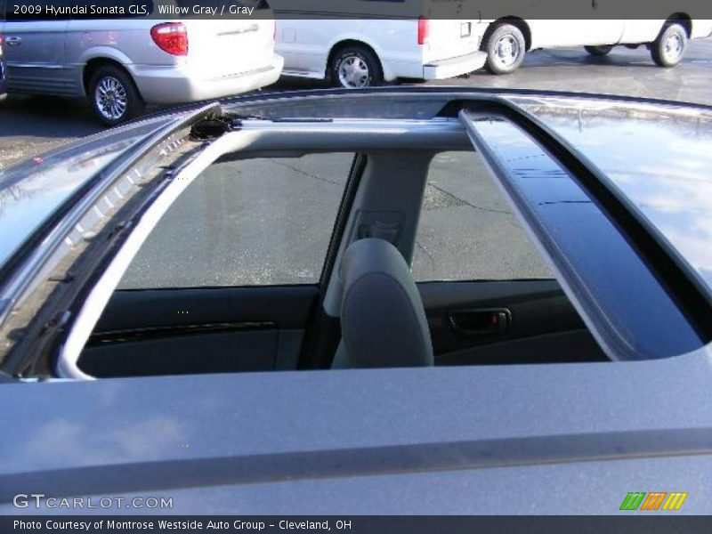 Willow Gray / Gray 2009 Hyundai Sonata GLS